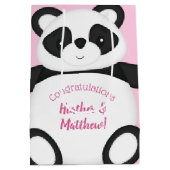 Sac Cadeau Moyen Baby shower Panda Bear (Dos)