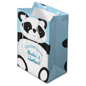 Sac Cadeau Moyen Baby shower Panda Bear (Devant Angle)