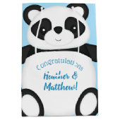 Sac Cadeau Moyen Baby shower Panda Bear (Devant)