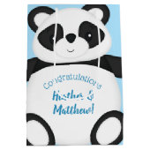 Sac Cadeau Moyen Baby shower Panda Bear (Dos)