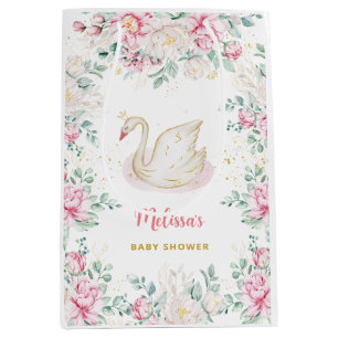 Sac Cadeau Moyen Baby Shower Princesse Cygne