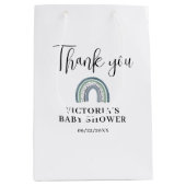 Sac Cadeau Moyen Baby shower Rainbow Boy (Devant)