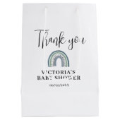 Sac Cadeau Moyen Baby shower Rainbow Boy (Dos)
