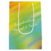 Sac Cadeau Moyen Baby shower Rainbow Tie Dye (Dos)