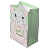 Sac Cadeau Moyen Baby shower souris (Devant Angle)