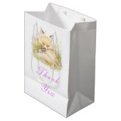 Sac Cadeau Moyen Baby shower Spring Fox (Devant Angle)