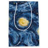 Sac Cadeau Moyen Baby shower Starry Night Skies (Devant)