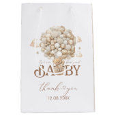 Sac Cadeau Moyen Baby shower tedybarbe moderne (Devant)