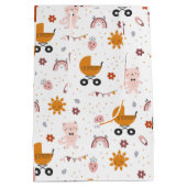 Sac Cadeau Moyen Bac cadeau bébé pour baby shower (Dos)