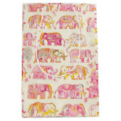 Sac Cadeau Moyen Bac cadeau papier éléphant - Rustic India (Devant)