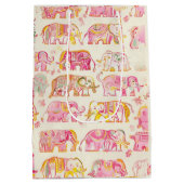 Sac Cadeau Moyen Bac cadeau papier éléphant - Rustic India (Dos)