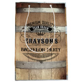 Sac Cadeau Moyen Bachelor Party Russe Whiskey Barrel (Devant)