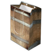Sac Cadeau Moyen Bachelor Party Russe Whiskey Barrel (Dos Angle)
