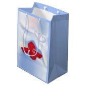 Sac Cadeau Moyen Bague dans les pétales (Dos Angle)