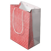 Sac Cadeau Moyen Baguette Figurant Fille Avec Bouquet Anniversaire (Dos Angle)