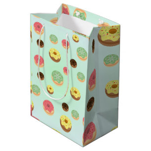 Sac Cadeau Moyen Bains de fraise au chocolat mignon motif Anniversa