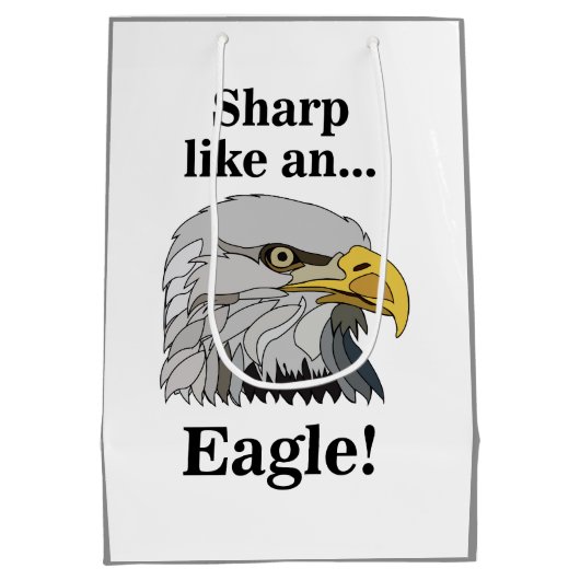 Sac Cadeau Moyen Bald Eagle (Dos)