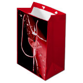 Sac Cadeau Moyen Ballerina & Ruby Rose (Devant Angle)