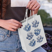 Sac Cadeau Moyen Ballons bleus Delft