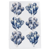 Sac Cadeau Moyen Ballons bleus Delft (Devant)