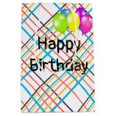 Sac Cadeau Moyen Ballons d'anniversaire (Devant)