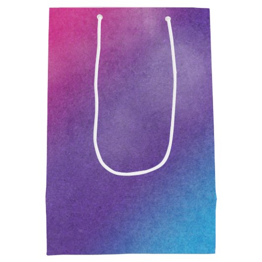 Sac Cadeau Moyen Balloons d'anniversaire arc-en-ciel (Dos)