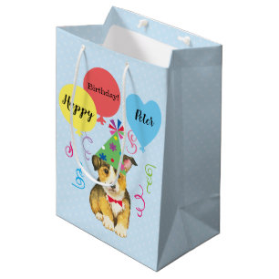 Sac Cadeau Moyen Balloons de fête d'anniversaire Pembroke Welsh Cor