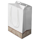 Sac Cadeau Moyen Ballotte Et Tabby Cat Anniversaire (Dos Angle)