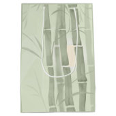 Sac Cadeau Moyen Bamboo vert (Dos)
