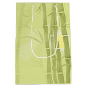 Sac Cadeau Moyen Bamboo vert (Dos)
