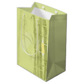 Sac Cadeau Moyen Bamboo vert (Dos Angle)