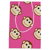 Sac Cadeau Moyen Bande dessinée de singe (Dos)