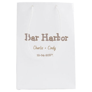 Sac Cadeau Moyen Bar Harbor bachelorette party bridesmaid wedding a