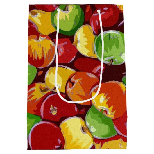 Sac Cadeau Moyen Baril d'Apple (Dos)