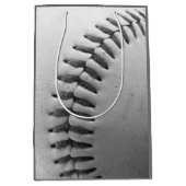 Sac Cadeau Moyen Baseball noir et blanc (Devant)