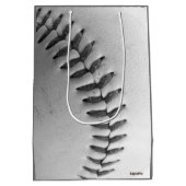 Sac Cadeau Moyen Baseball noir et blanc (Dos)