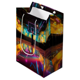 Sac Cadeau Moyen Basket-ball dynamique