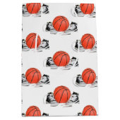 Sac Cadeau Moyen Baskets Bébés Avec Basket (Devant)