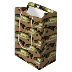 Sac Cadeau Moyen Bass Fish Motif Hommes