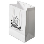 Sac Cadeau Moyen Bateau de Viking (Dos Angle)