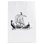 Sac Cadeau Moyen Bateau de Viking (Devant)
