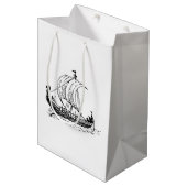 Sac Cadeau Moyen Bateau de Viking (Devant Angle)