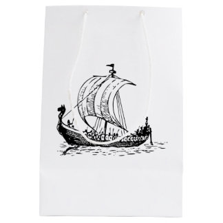 Sac Cadeau Moyen Bateau de Viking