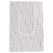 Sac Cadeau Moyen Bâton fille d'anniversaire avec verre à vin (Dos)