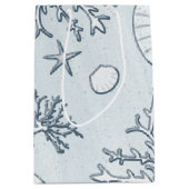 Sac Cadeau Moyen Beach Coral Reef Sea Shell & Starfish Cadeau (Devant)