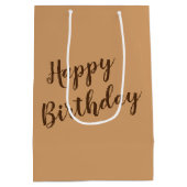 Sac Cadeau Moyen Beach Sandcastle pour Anniversaire (Dos)