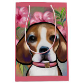 Sac Cadeau Moyen Beagle (Devant)