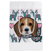 Sac Cadeau Moyen Beagle (Dos)