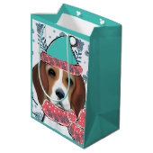 Sac Cadeau Moyen Beagle (Dos Angle)