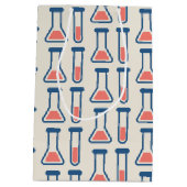Sac Cadeau Moyen Beaker & Test Tube Science Thème Anniversaire (Dos)